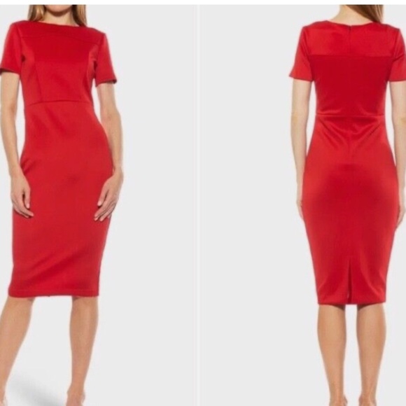Alexia Admor Red Midi Dress - Picture 1 of 7